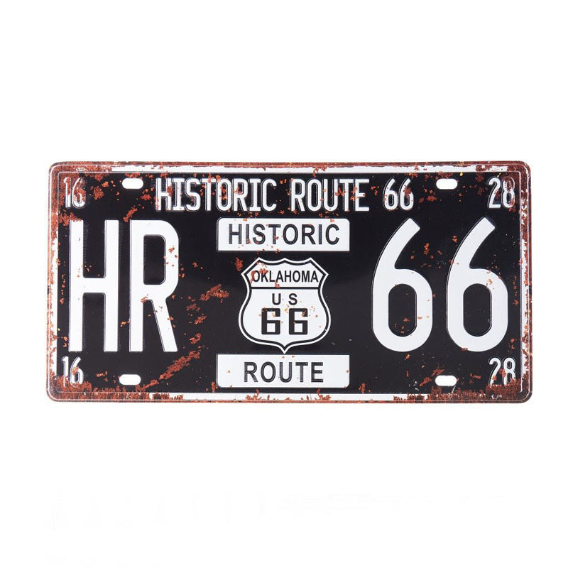 Buy Historic Route 66 Number Plate Wall Accent Wall Accents from Vaaree