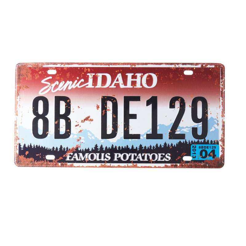 Buy Idaho 8B De129 Number Plate Wall Accent Wall Accents from Vaaree