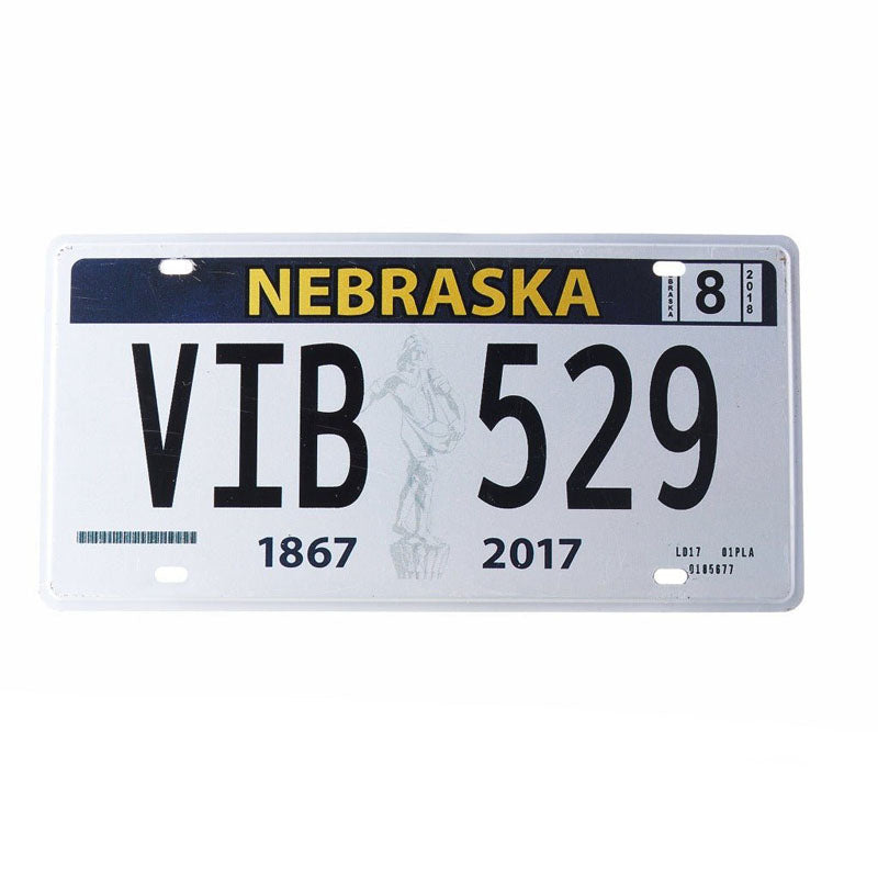 Buy Nebraska Vib 529 Number Plate Wall Accent Wall Accents from Vaaree