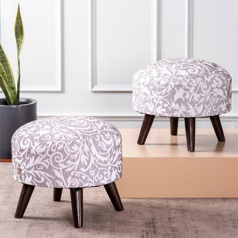 Ottomans & Pouffe - Biscoe Cotton Ottoman - Set Of Two