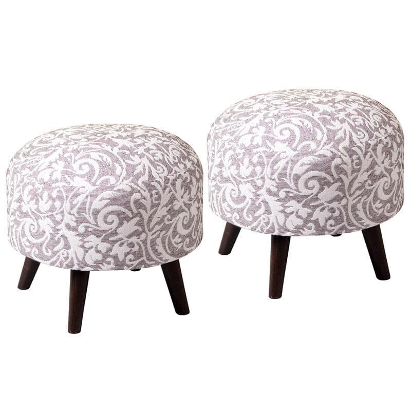 Ottomans & Pouffe - Biscoe Cotton Ottoman - Set Of Two