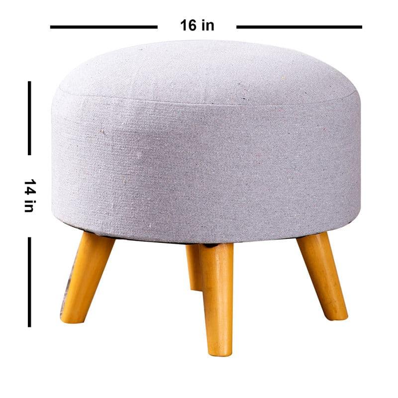 Buy Braxton Cotton Ottoman Ottomans & Pouffe from Vaaree