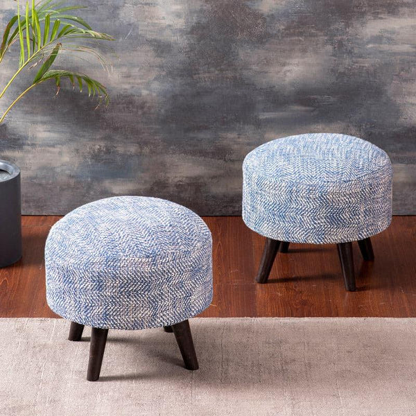 Buy Ottomans & Pouffe - Darie Cotton Ottoman - Set Of Two at Vaaree online