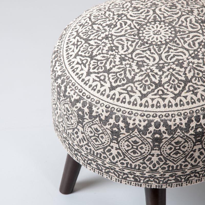 Buy Dona Cotton Ottoman - Brown Ottomans & Pouffe from Vaaree