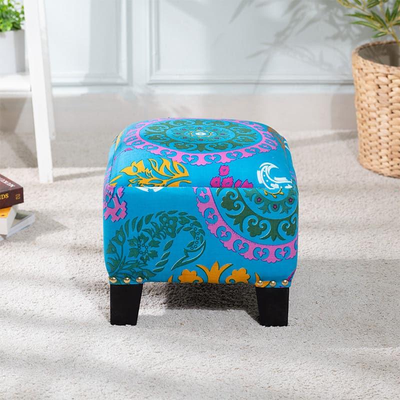 Buy Nyla Ethnic Square Cotton Ottoman Ottomans & Pouffe from Vaaree