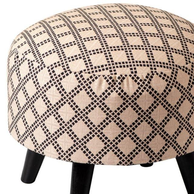 Buy Reven Cotton Ottoman - Set Of Two Ottomans & Pouffe from Vaaree