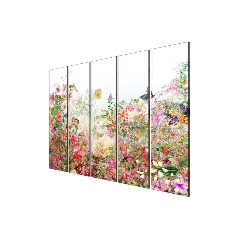 Buy That Blissful Garden - Set Of Five Wall Art & Paintings from Vaaree