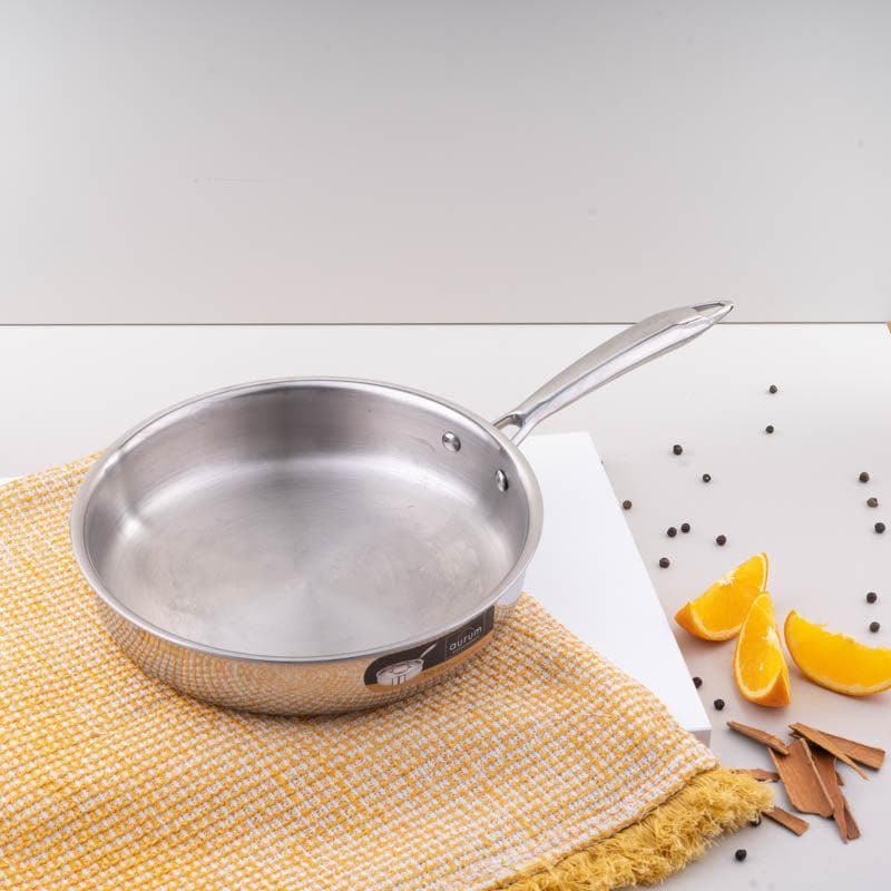 Buy Celia Induction Safe Frying Pan With Lid - 1800 ML / 9 Inches Frying Pan from Vaaree