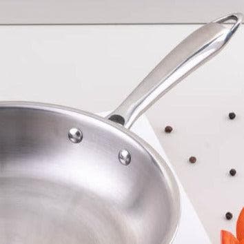 Buy Evolet Stainless Steel Fry Pan 1500 ML / 9 Inches Frying Pan from Vaaree