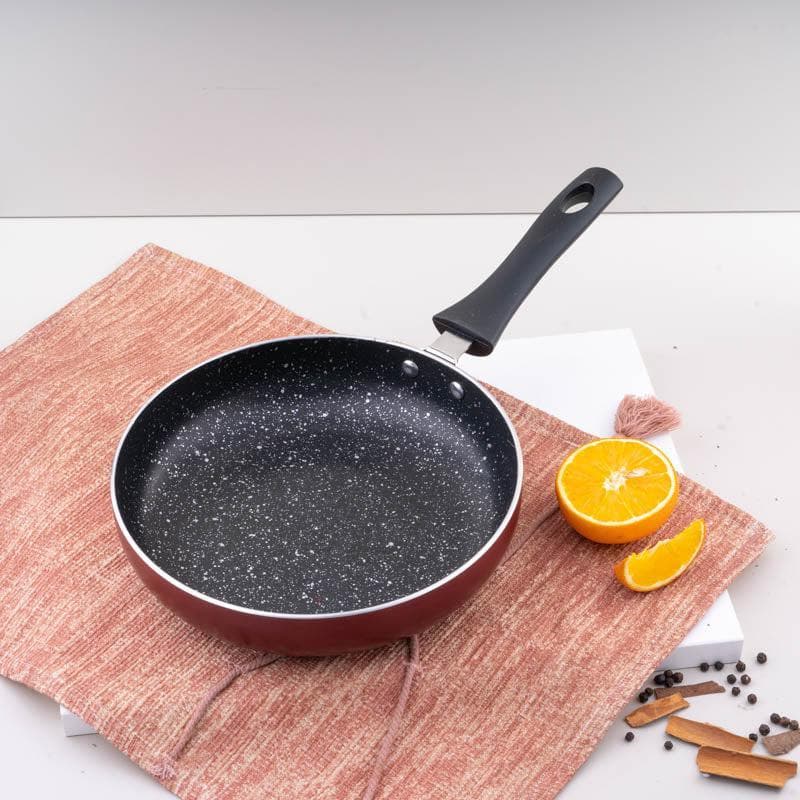 Frying Pan - Auram Non Stick Frying Pan With Lid - 1500 ml/9 Inches