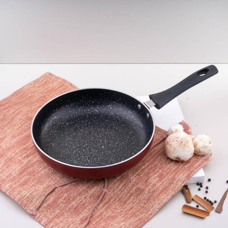 Frying Pan - Auram Non Stick Frying Pan With Lid - 2000 ml/9 Inches