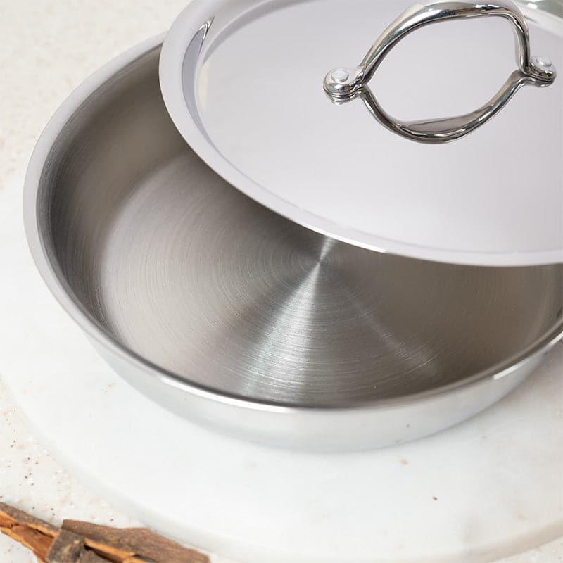 Frying Pan - Stahl Kitchen Induction Safe Frying Pan With Lid - 1300 ml/8 Inches