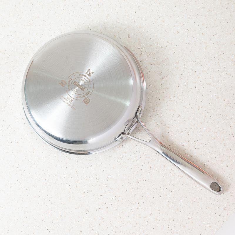 Frying Pan - Stahl Kitchen Induction Safe Frying Pan With Lid - 1700 ml/8 Inches