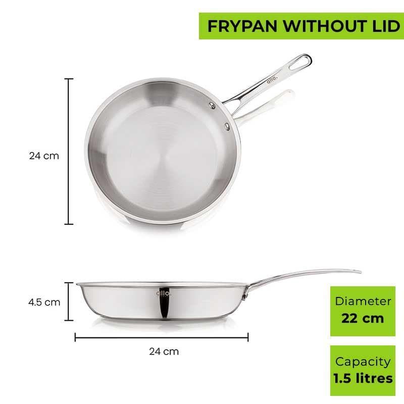 Frying Pan - Allo Induction Safe Frying Pan - 1500 ml/9 Inches