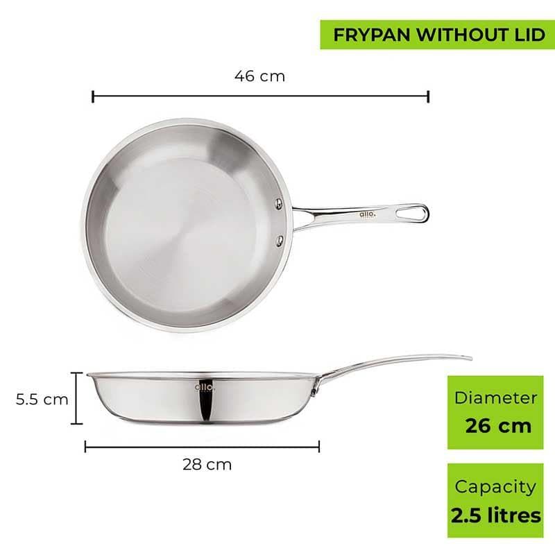 Buy Venko Induction Safe Frying Pan - 2500 ML / 10 Inches Frying Pan from Vaaree