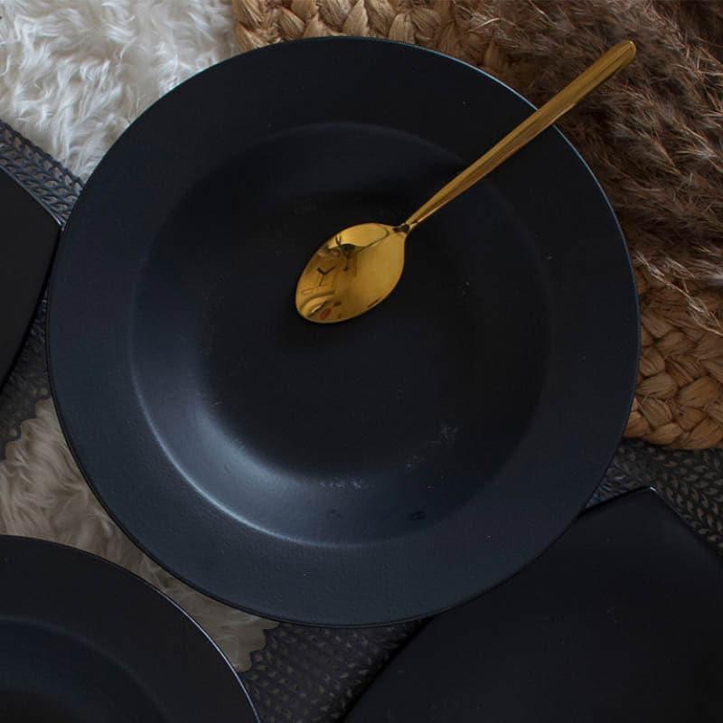 Pasta Plate - Rubeena Black Pasta Plate - Set Of Two