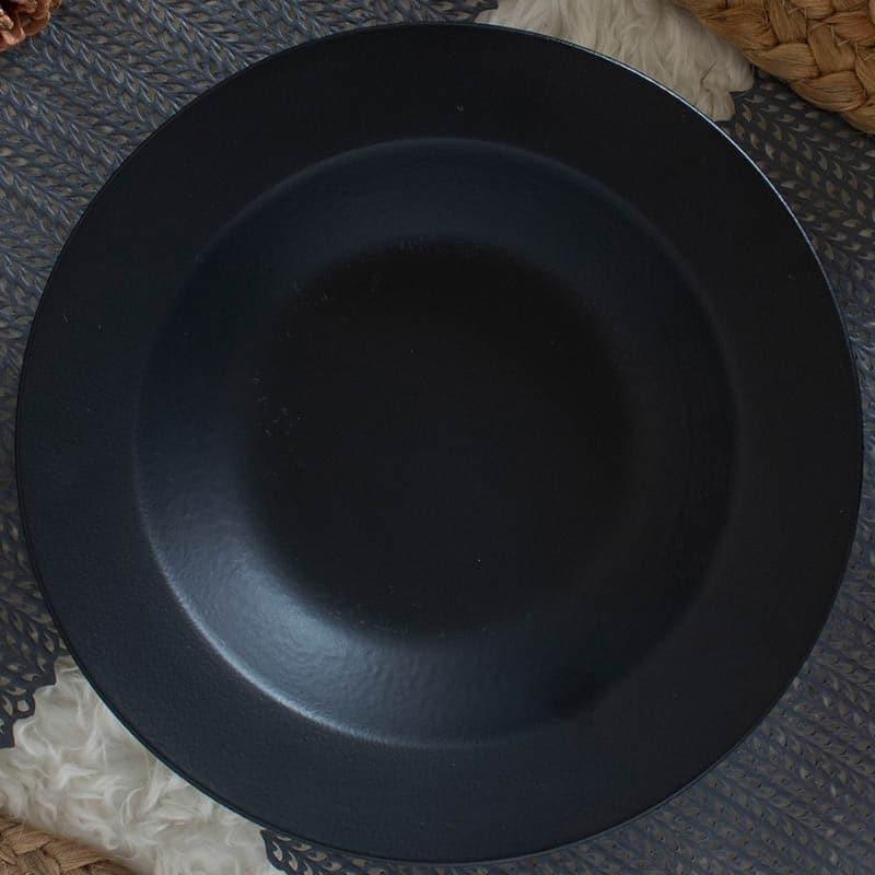 Pasta Plate - Rubeena Black Pasta Plate - Set Of Two