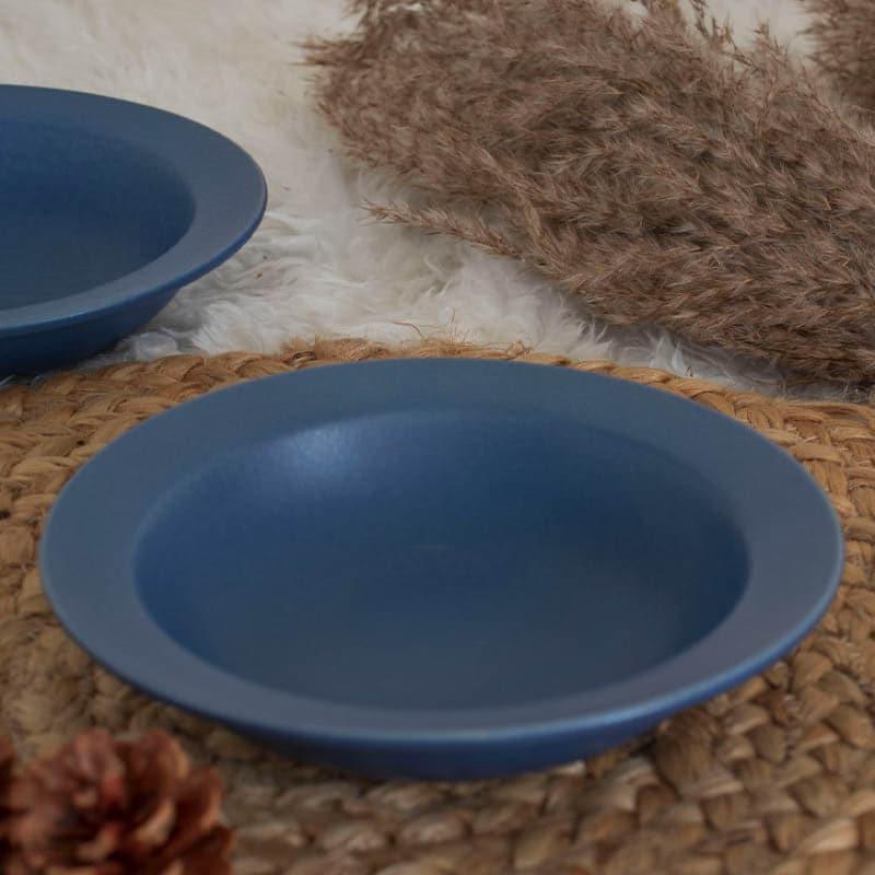 Buy Rubeena Blue Pasta Plate - Set Of Two Pasta Plate from Vaaree