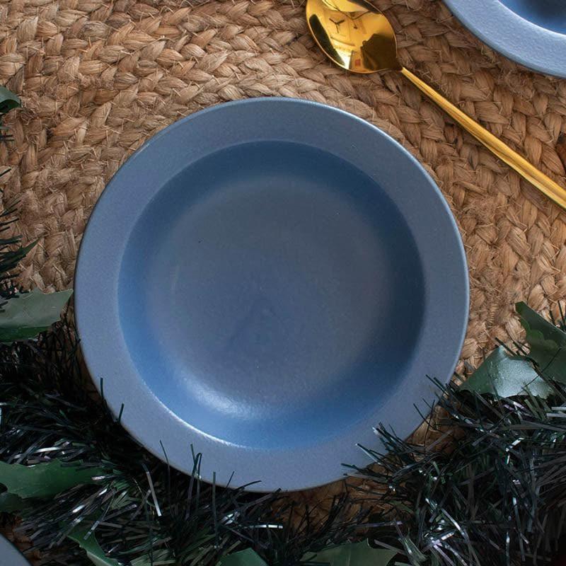 Pasta Plate - Rubeena Blue Pasta Plate - Set Of Two