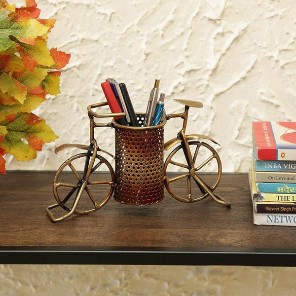Buy Pen Stand - Bicycle Bella Stationary Holder - Copper at Vaaree online