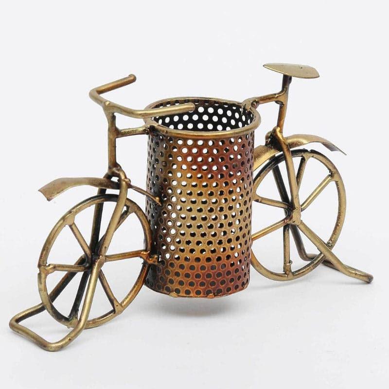 Buy Pen Stand - Bicycle Bella Stationary Holder - Copper at Vaaree online