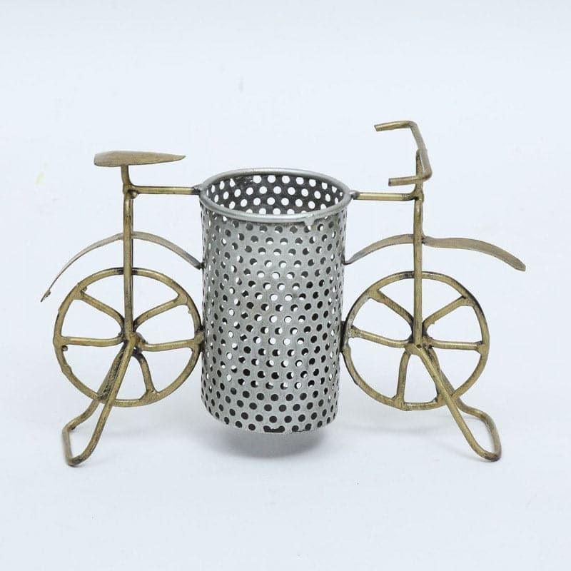 Pen Stand - Bicycle Bella Stationary Holder - Gold