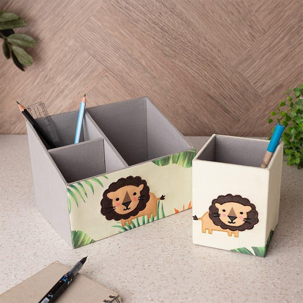 Buy Pen Stand - Jungle Jam Stationery Holder (Jungle Collection) - Set Of Two at Vaaree online