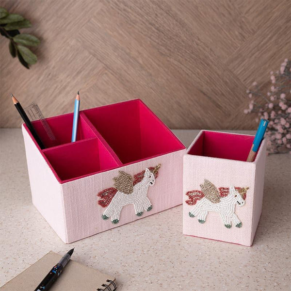 Pen Stand - Magic Pony Stationary Holder (Unicorn Collection) - Set Of Two