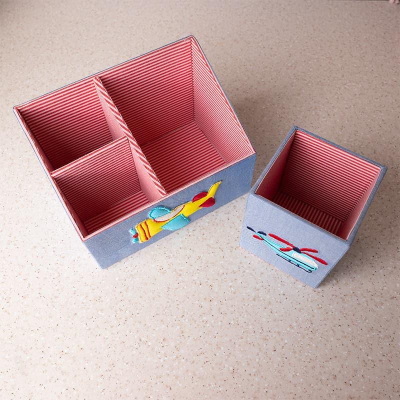 Buy Pilot Stack Stationery Holder (Aero Adventure Collection) - Set Of Two Pen Stand from Vaaree