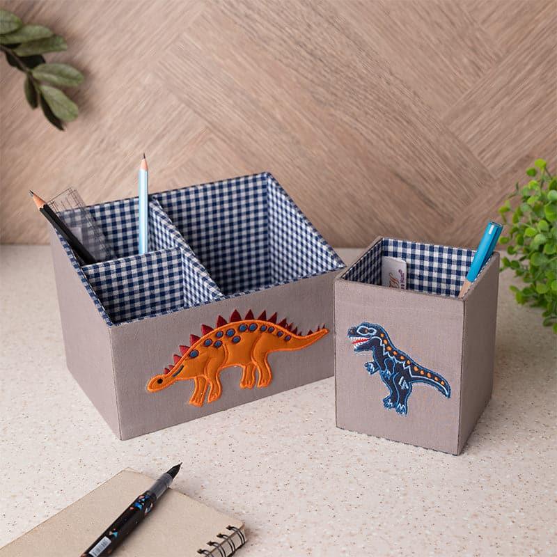 Buy Pen Stand - Stegosaurus Roar Stationery Holder (Dino Buddies Collection) - Set Of Two at Vaaree online