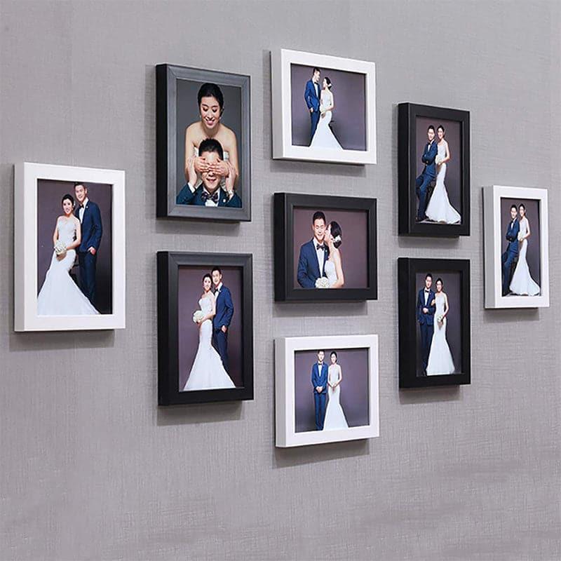 Buy Alkina Photo Frame - Set Of Nine Photo Frames from Vaaree