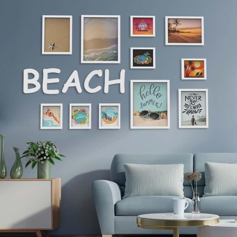 Buy Beach Photo frame Collage - Set Of Eleven Photo Frames from Vaaree