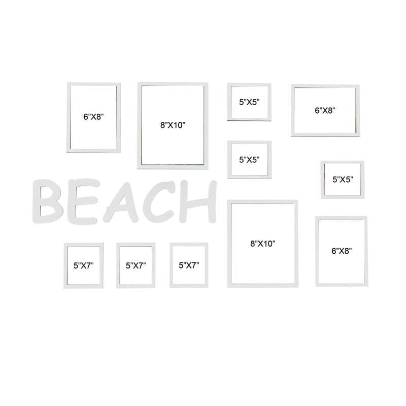 Buy Beach Photo frame Collage - Set Of Eleven Photo Frames from Vaaree