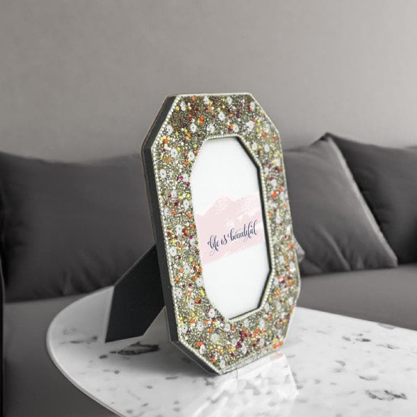 Buy Bejewelled Photo Frame - Gold Photo Frames from Vaaree