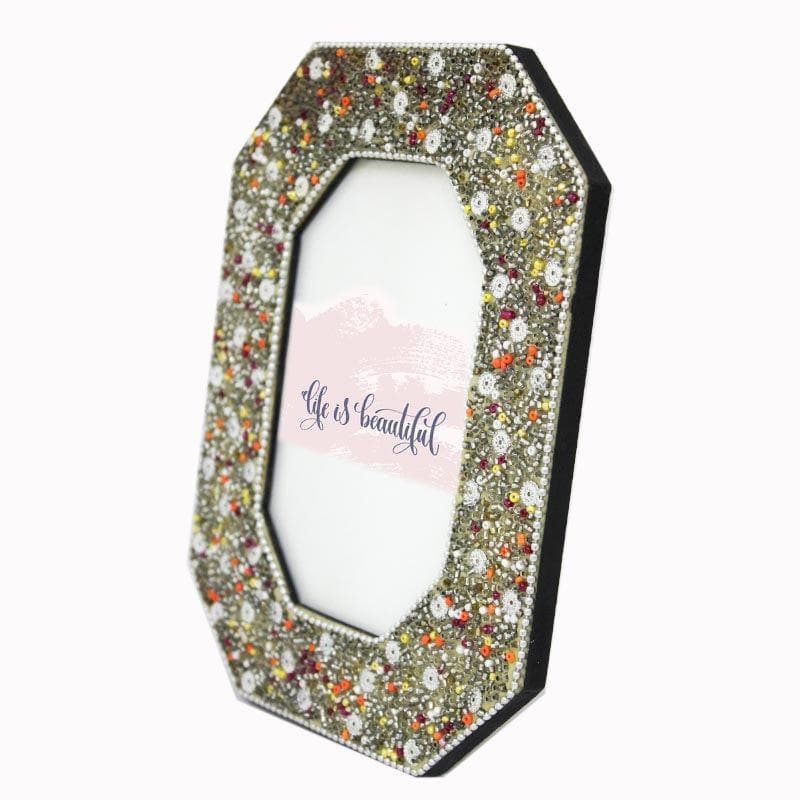 Buy Bejewelled Photo Frame - Gold Photo Frames from Vaaree