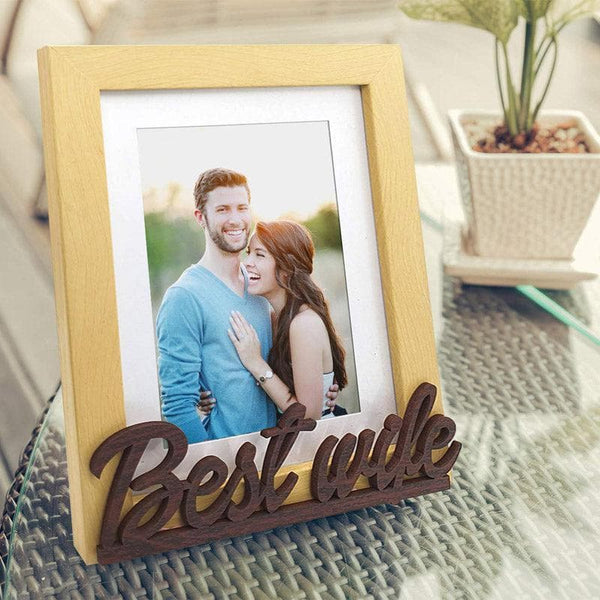 Buy Best Wife Table Photo Frame - Beige Photo Frames from Vaaree