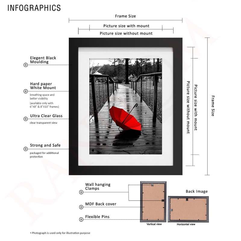 Buy Photo Frames - Better-Together Photo Frame Collage - Set Of Twelve at Vaaree online