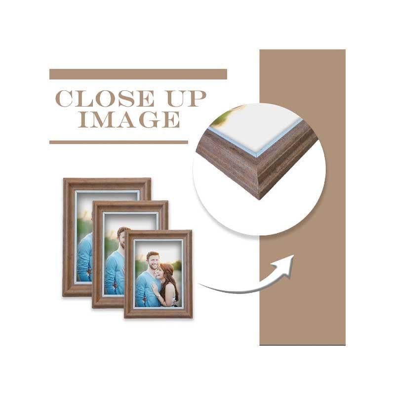 Photo Frames - Birch Beauty Table Photo Frame - Set Of Three