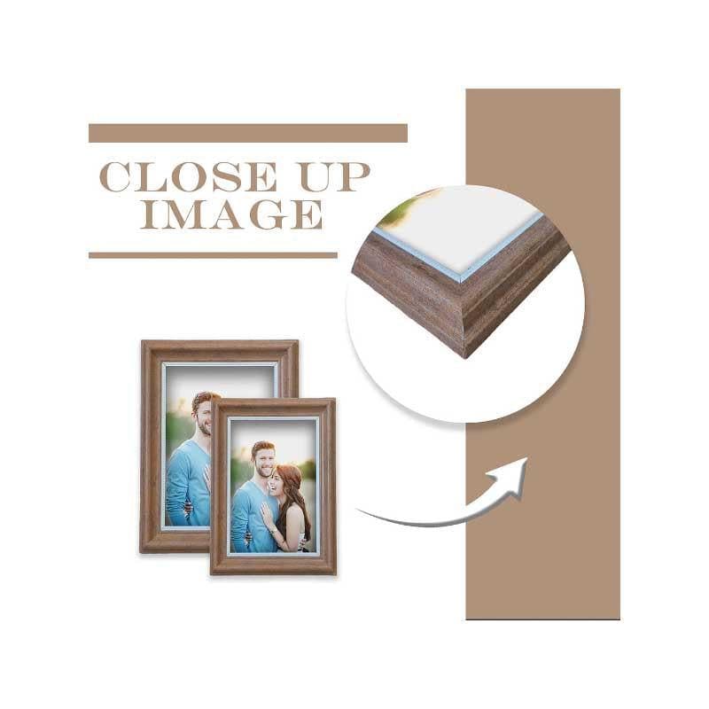 Buy Birch Beauty Table Photo Frame - Set Of Two Photo Frames from Vaaree