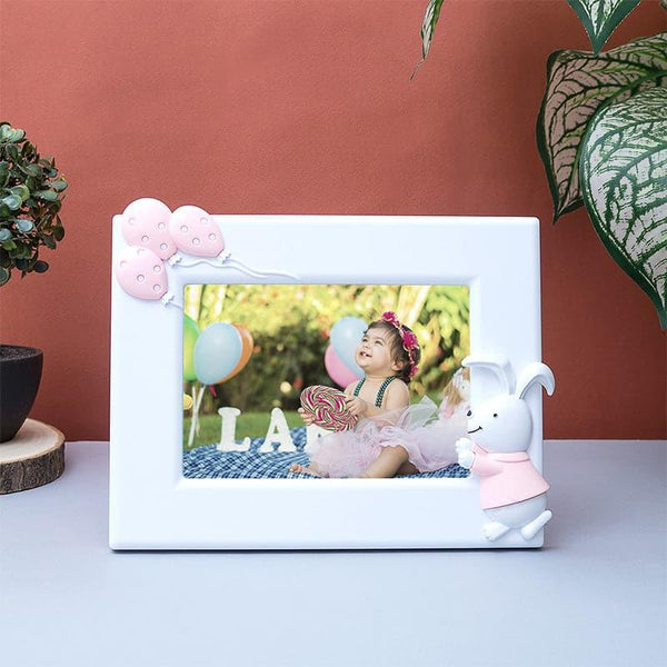 Buy Bunny Jump Photo Frame - Pink Photo Frames from Vaaree