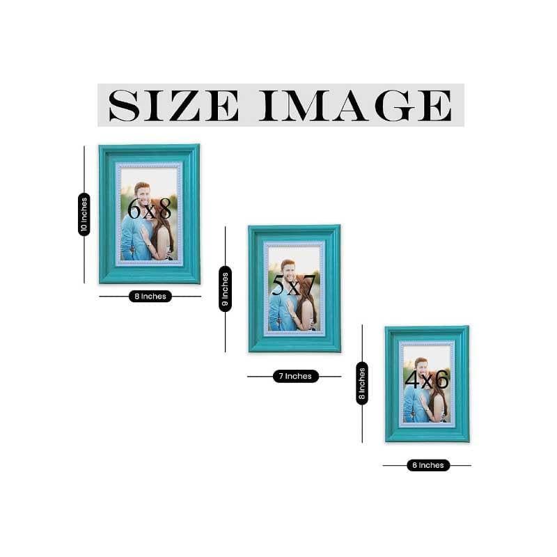 Photo Frames - Carved Captures Table Photo Frame - Set Of Three