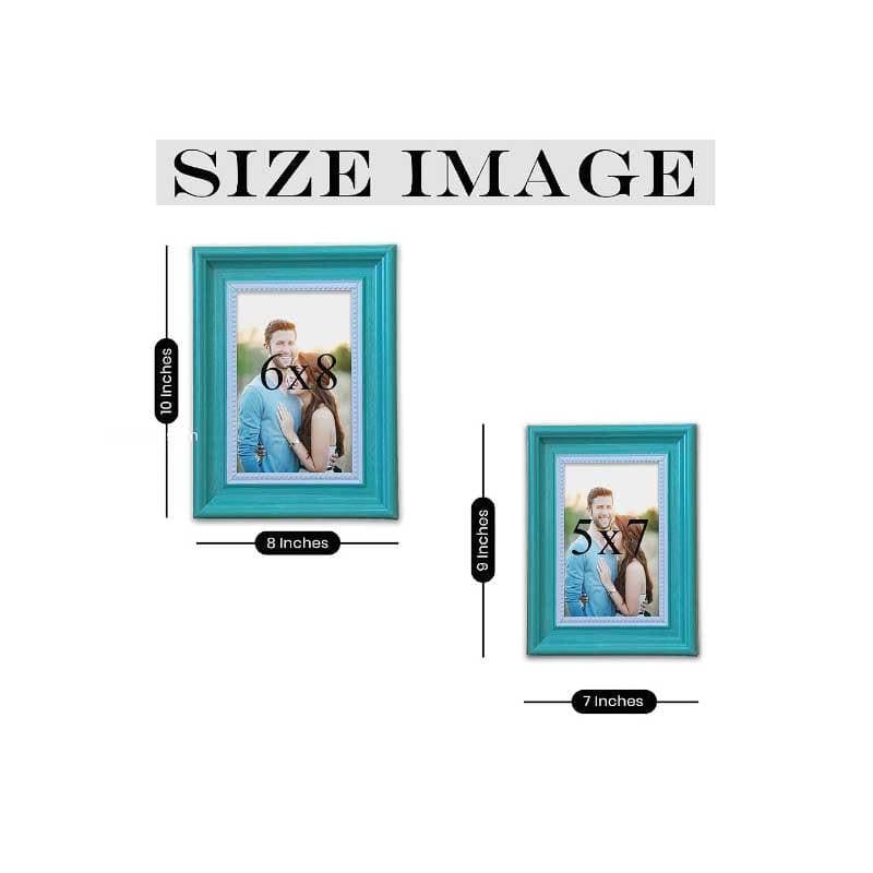 Buy Carved Captures Table Photo Frame - Set Of Two Photo Frames from Vaaree