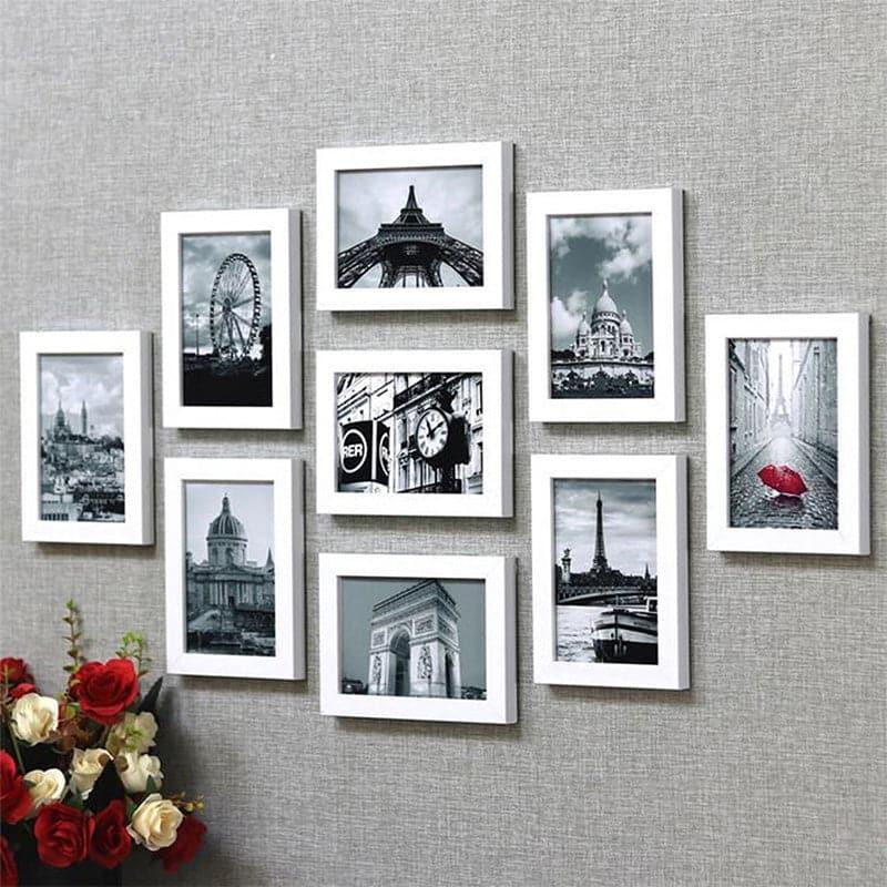 Buy Casimira Photo Frame - Set Of Nine Photo Frames from Vaaree