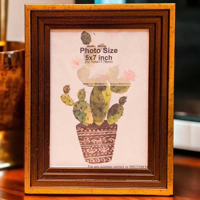 Buy Crafty Timber Tales Table Photo Frame Photo Frames from Vaaree