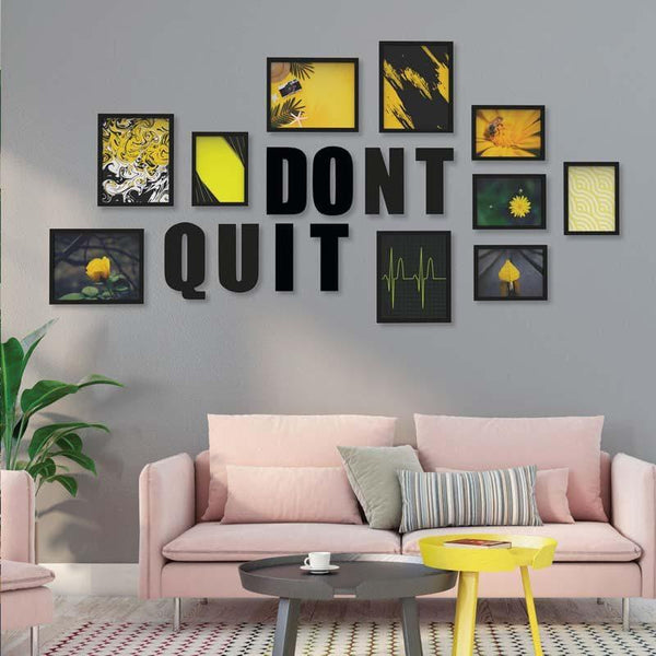 Photo Frames - Don't Quit Photo Frame Collage - Set Of Ten