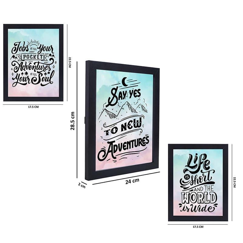 Buy Dyuna Photo Frame - Set Of Three Photo Frames from Vaaree