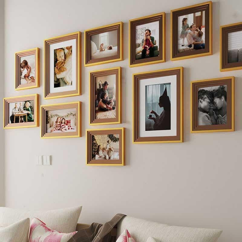 Buy Eclectic Edge Wall Photo Frame - Set Of Twelve Photo Frames from Vaaree