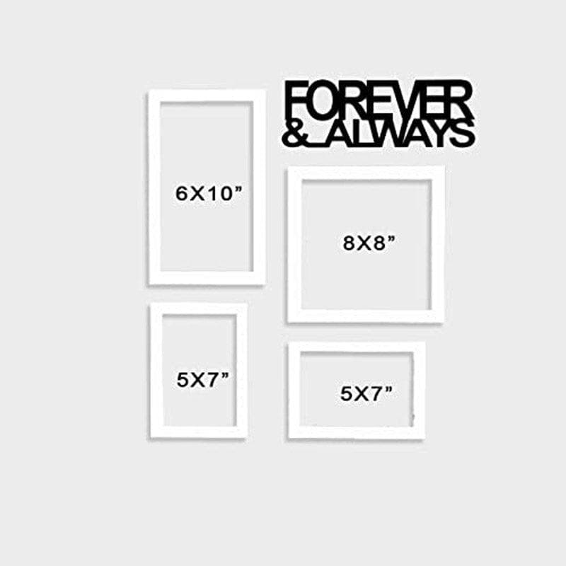 Buy Forever & Always Capture Photo Frame - Set Of Five Photo Frames from Vaaree