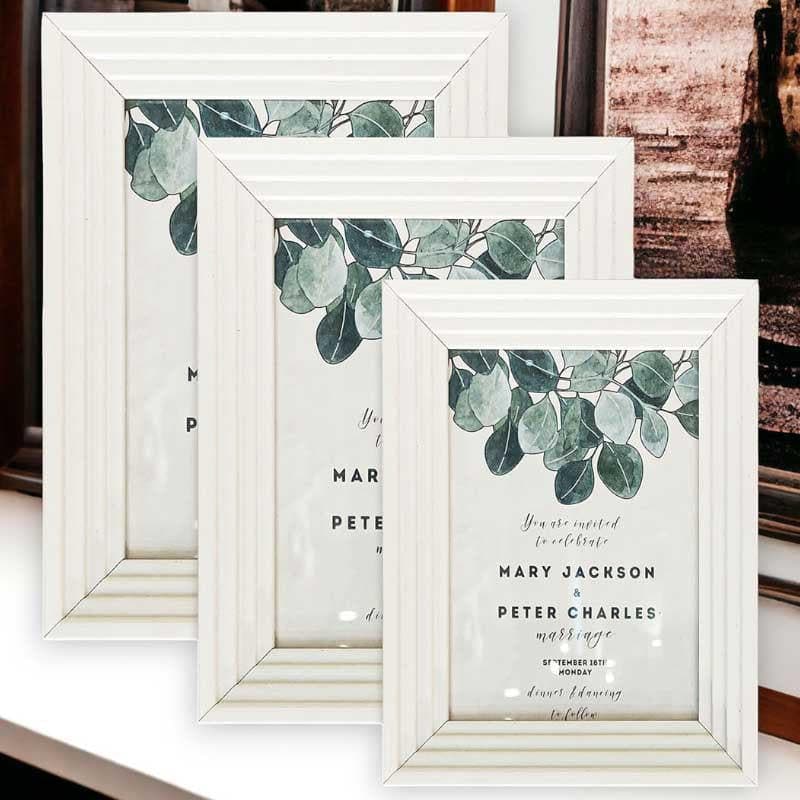 Buy Frame Folly Table Photo Frame - Set Of Three Photo Frames from Vaaree