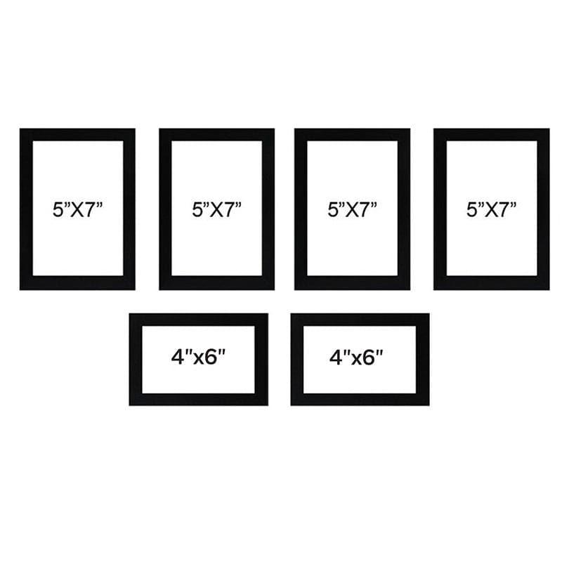 Buy Ganoli Photo Frame - Set Of Six Photo Frames from Vaaree